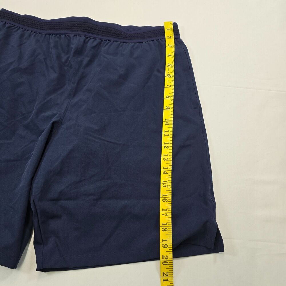 Fabletics Men's Blue Fundamental Performance Gym Shorts 9" Inseam Workout Size L - Picture 5 of 10
